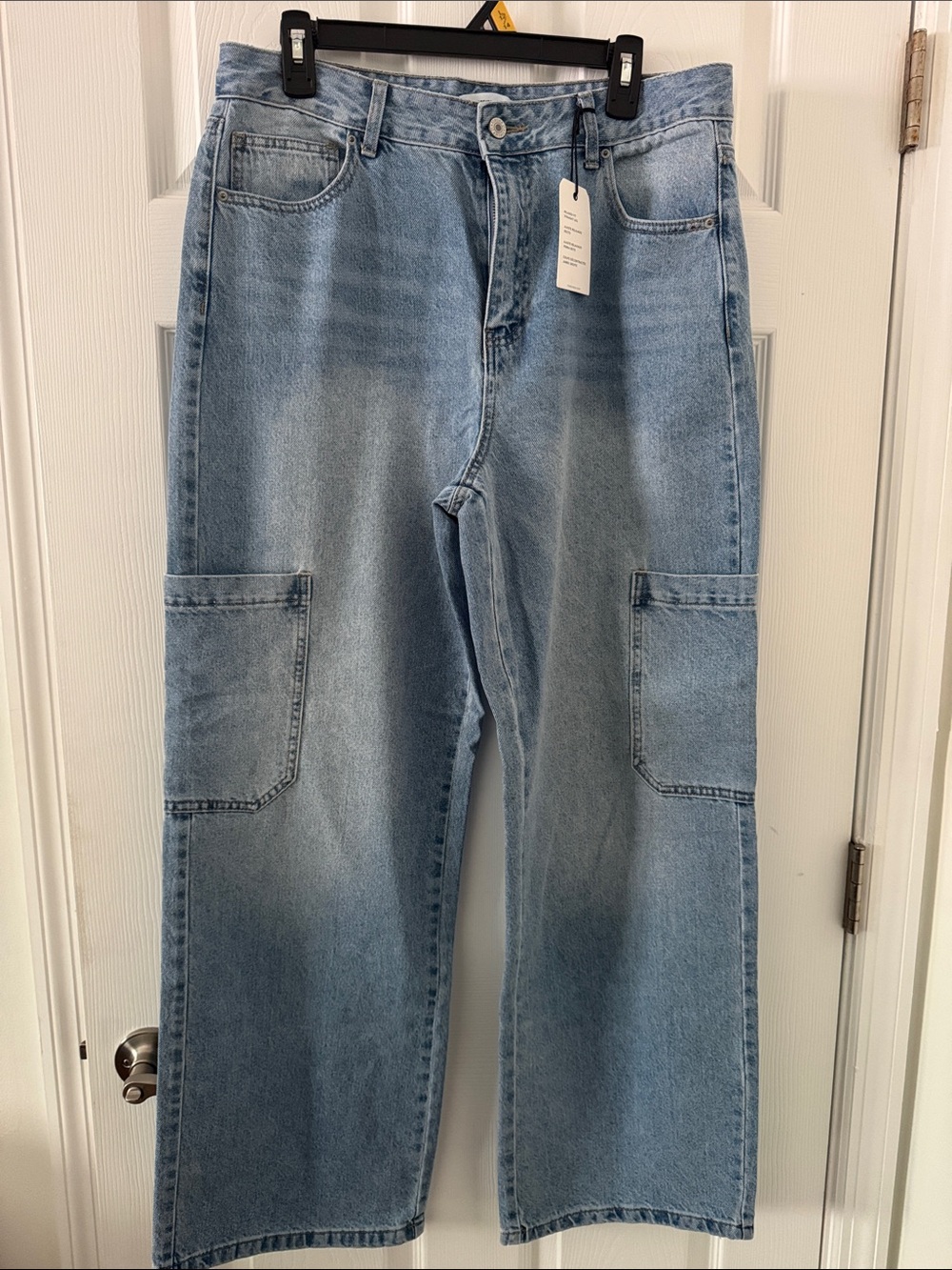 Forever 21 Light Blue Straight Carpenter Jeans
